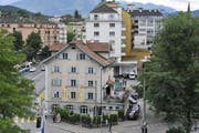 Das Wirtshaus zur Schmiede am Luzerner Pilatusplatz. (Bild Edi Wismer/Neue LZ)