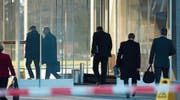 Die Schweizer Wirtschaftselite trifft sich im Rahmen der Rive-Reine-Konferenz bei Nestlé. (Bild: Laurent Gilliéron/Keystone (Vevey, 16. Januar 2011))