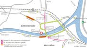 Die Verkehrsführung am Seetalplatz ab dem 10. Oktober 2016. (Bild: PD)