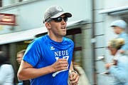 Thomas Holenweger beim Zieleinlauf. (Bild Claudia Surek)