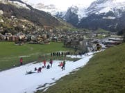 Noch liegt in Engelberg nur Kunstschnee. (Bild: René Meier)