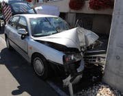 Der Unfallwagen des verstorbenen Mannes. (Bild: Luzerner Polizei)