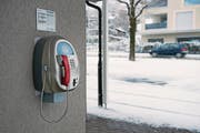 Dieser Apparat in Egolzwil wird kantonsweit am seltensten benutzt. (Bild: Corinne Glanzmann (18. Dezember 2017))
