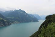 Blick auf den Urnersee, links ist Sisikon zu sehen. (Symbolbild Elias Bricker)