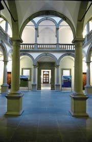 Der Lichthof im Regierungsgebäude. (Bild: Nadia Schärli (Luzern, 6. Februar 2014))