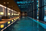 Blick auf den SPA-Bereich des Hotels «The Chedi» in Andermatt (2014). (Archivbild)
