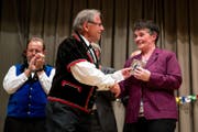 Auch Luzerner Kantonsratspräsidentin Vroni Thalmann war vor Ort. (Bild: Philipp Schmidli (Marbach, 12. August 2017))