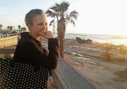 Nina Mueller an der Strandpromenade von Tel Aviv. (Bild: PD)