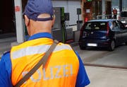 Polizeikontrolle durch die Urner Polizei. (Bild: Kapo Uri)