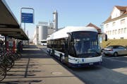 So sieht der neue Solo-Bus mit der riesigen Frontscheibe aus. (Bild: pd)