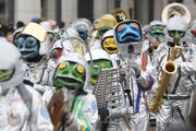 Impression vom Schmutzigen Donnerstag in der Stadt Luzern. (Bild Philipp Schmidli/Neue LZ)