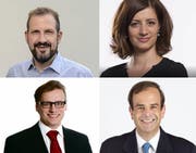 Die Gesprächsteilnehmer am LZ-Podium: Giuseppe Gracia, Ylfete Fanaj, Pirmin Müller und Gerhard Pfister. (Bild: PD)