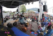 Die Band Tischbombe sorgte für gute Stimmung im Publikum. (Bild: André A. Niederberger / Neue NZ)