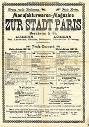 Bild: Luzerner Tages-Anzeiger, 24. Oktober 1897