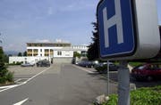 Das Spital Lachen. (Archivbild Christof Bachmann/Neue SZ)