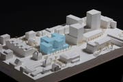 Entlang der Central- und Christoph-Schnyder-Strasse entstehen neue Wohnblöcke. (Bild: Visualisierung PD)