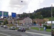 So ist der Blick von der Luzernerstrasse Richtung Kriens heute. (Bild: Google Street View)