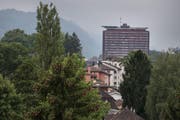 Das Luzerner Kantonspital. Fotografiert am 22. Juli 2016, vom Maihof Kirchturm aus. (Neue LZ/Boris Bürgisser) Spital LUKS (Bild: Boris Bürgisser)