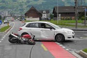 Die Unfallstelle in Ingenbohl. (Bild: Kapo Schwyz)