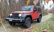 Nebst speziellem Allradsystem hebt sich der Wrangler Rubicon auch optisch ab. Bild: Matthias Hafen (Bild: Matthias Hafen)