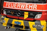 Die Feuerwehr stand mit einem Grossaufgebot im Einsatz. (Bild: Archiv LZ)