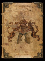 Deckel des ältesten Bürgerbuchs der Stadt Luzern aus dem Jahr 1357, COD 3655 (Bild: Staatsarchiv Luzern)