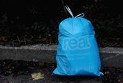Ein Kehrichtsack von Recicling Entsorgung Abwasser Luzern (Real). (Archivbild: LZ)