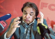 Hat sich mit der Attacke gegen Rolf Fringer einmal mehr ins Abseits gestellt: Sion-Präsident Christian Constantin. (Bild: Maire/Key (Martigny, 22. 9.))