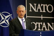 US-Verteidigungsminister James Mattis spricht von der Nato als seinem «zweiten Zuhause». (Bild: Julien Warnand/EPA (Brüssel, 29. Juni 2017))