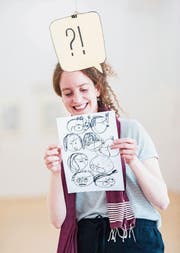 Autorin Andrea Portmann am Fumetto-Workshop. (Bild: Dominik Wunderli (Emmen, 1. April 2017))