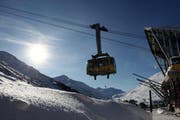 Luftseilbahn auf den Gemsstock. (Bild: Keystone)