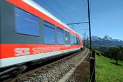 Die Südostbahn bei Steinerberg (Bild: Erhard Gick/Neue SZ)