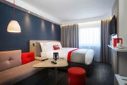 So werden die Zimmer im Hotel Holiday Inn Express im Mattenhof aussehen. (Bild: Visualisierung PD)