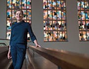 Marlene Odermatt, Präsidentin der Reformierten Kirchgemeinde Luzern, in der Lukaskirche. (Bild: Boris Bürgisser (Luzern, 15. Dezember 2017))