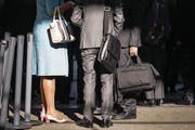 Botschafterinnen und Botschafter an einem Anlass in Bern. (Bild Peter Klaunzer/Keystone (21. August 2017))