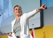 Verlässt die CVP: Generalsekretärin Béatrice Wertli. (Bild: Eddy Risch / Keystone (Appenzell, 20. August 2016))