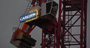 Das Carillion-Logo auf einer Baustelle in London. (Bild: Andy Rain/EPA (15. Januar 2018))