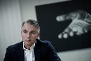 Calida-Chef Reiner Pichler am Hauptsitz in Sursee. (Bild: Pius Amrein / LZ)