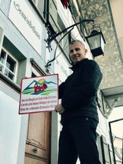 Gemeindepräsident Alois Huber freut sich über die Auszeichnung. (Bild: PD/Gemeinde Luthern)