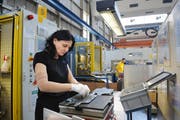 Das Dätwyler-Werk in Schattdorf (im Bild der Bereich «Rubber»). (Bild: Boris Bürgisser/Neue LZ)