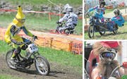 Der Kreativität sind keine Grenzen gesetzt: Über 160 Fahrer haben sich in drei Kategorien an der Rally gemessen. (Bilder: Dominik Wunderli (Ennetmoos, 26. August 2017))