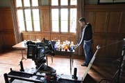 Regisseur Felice Zenoni am Set des Films «Danioth – der Teufelsmaler». Für den Film sprach der Kanton Uri 2014 einen Beitrag von 16 000 Franken. (Bild: PD)