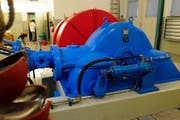 Die Wasserturbinen des Kraftwerks Schächental. (Bild: pd)