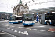 Die geplante Trolleybus-Linie soll das Zentrum von Luzern entlasten. (Symbolbild Manuela Jans / Neue LZ)
