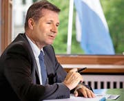 Als neuer Regierungspräsident will sich der parteilose Luzerner Finanzdirektor Marcel Schwerzmann (51) für einen innovativen Kanton Luzern einsetzen. (Bild: Nadia Schärli)