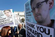 Whistleblower Edward Snowden löste auch in seiner Heimat, den USA, Proteste gegen die Praktiken des US-Geheimdienstes NSA aus. (Bild: Keystone/Jose Luis Magana)