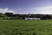 Eine S9 verkehrt zwischen Baldegg und Hitzkirch. Die Bahnstrecke zwischen Hochdorf und Hitzkirch ist derzeit für den Bahnverkehr unterbrochen. (Symbolbild) (Bild: PD)