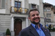 Der 43-jährige Dimitri Moretti will im Frühling 2016 für die SP Uri in den Regierungsrat einziehen. Die SP Uri hat ihn als offiziellen Kandidaten nominiert. (Bild: Anian Heierli / Neue UZ)