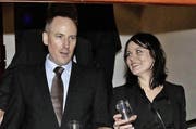 Markus Hürlimann und Jolanda Spiess-Hegglin während der Landammannfeier am 19. Dezember. (Bild: Charly Keiser)
