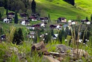 Blick auf ein Quartier mit Zweitwohnungen. (Symbolbild) (Bild: Pius Amrein / Neue LZ)